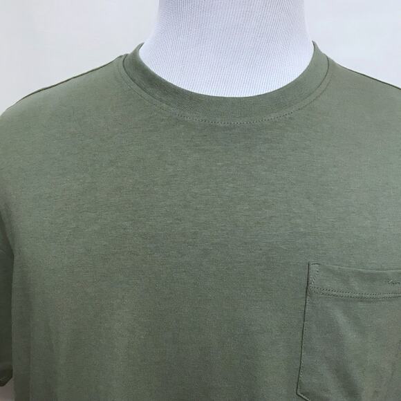 Tahari NWT Green Pocket Tee Men L - Picture 2 of 11
